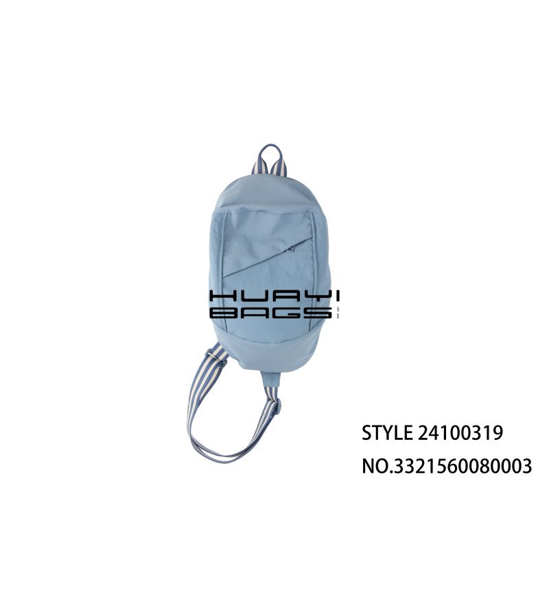 Custom Fashion Light Blue Crossbody Bag