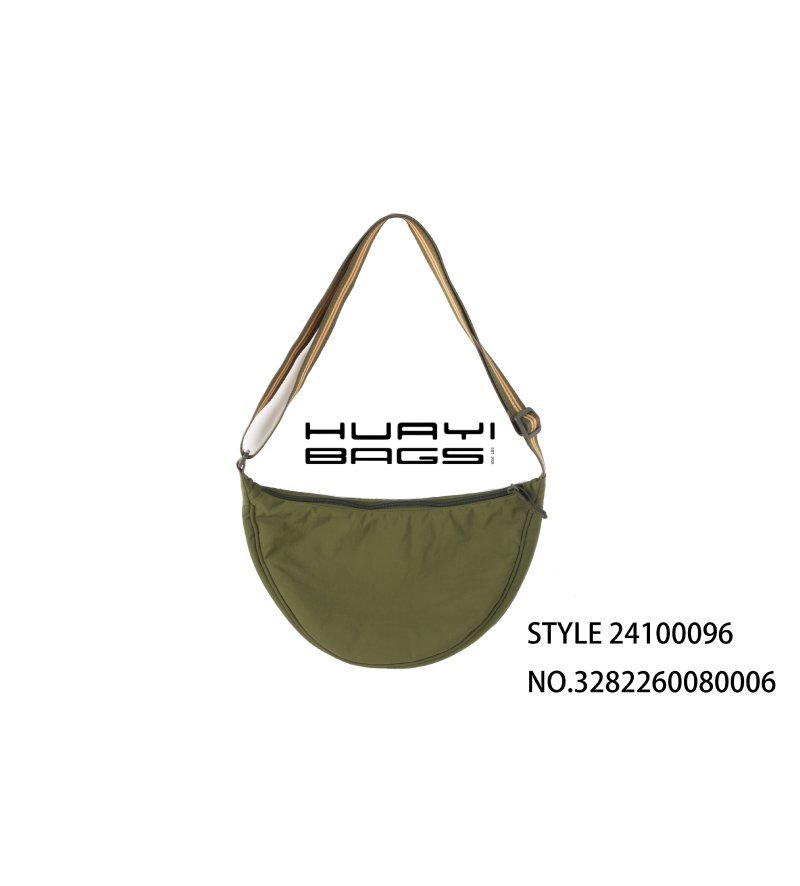Simple Style Green Moon Bag