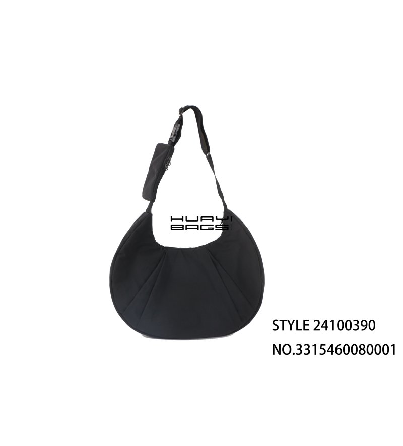 Custom Fashion Black Shoulder Bag