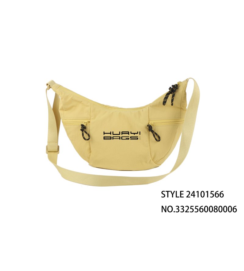 Custom Light Yellow Moon Crossbody Bag