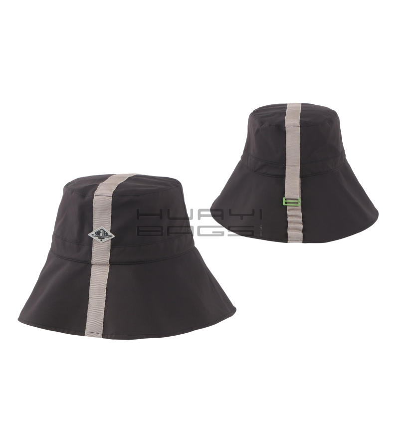 Lightweight Fashion Black Bucket Hat
