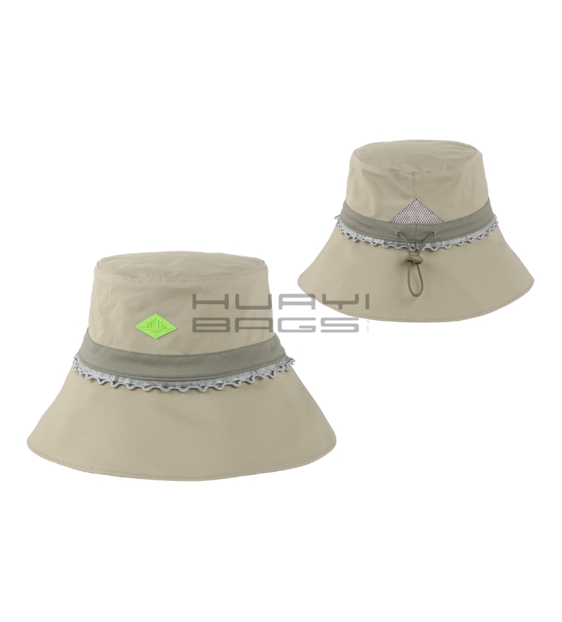 Lightweight Travel Light Grey Bucket Hat